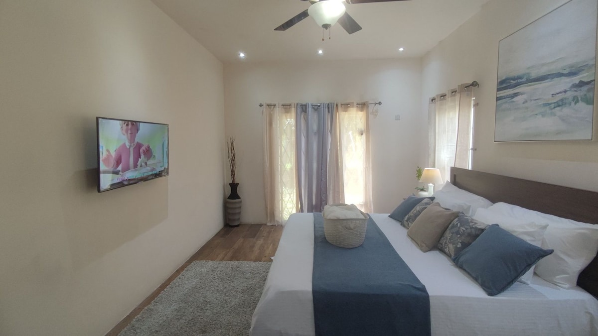 Garden Rm w AC 3 mins to Bob Marley, Food